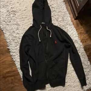 Polo by Ralph Lauren Black Zip Up Sweater
